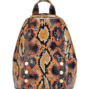 Hammitt Hunter Small Botanical Snake Leather Mini Backpack Python Multi Color